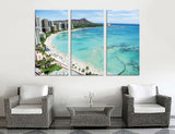 Waikiki Beach Canvas Print #7136