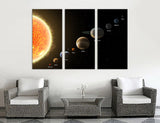 Solar System Canvas Print #6040