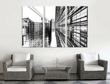 BW City Abstract Canvas Print #1068