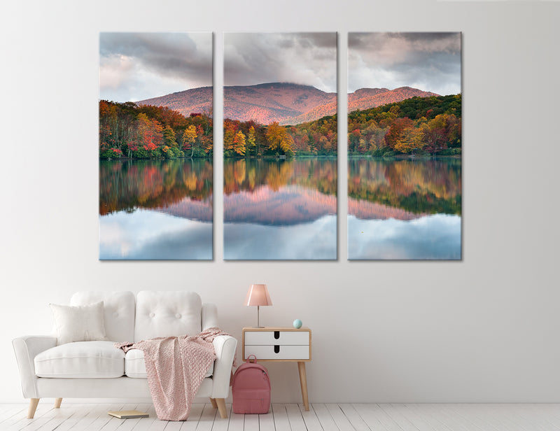 Mountain Lake Canvas Print #7049
