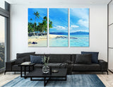 Paradise Beach Canvas Print #7163