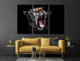 Yawning Tiger Canvas Print #8156