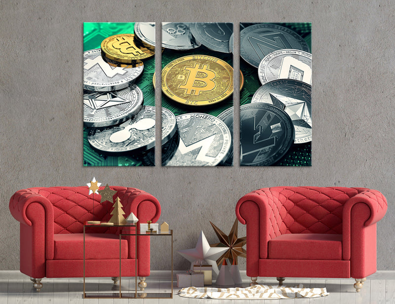 Bank Decor Canvas Print #3821