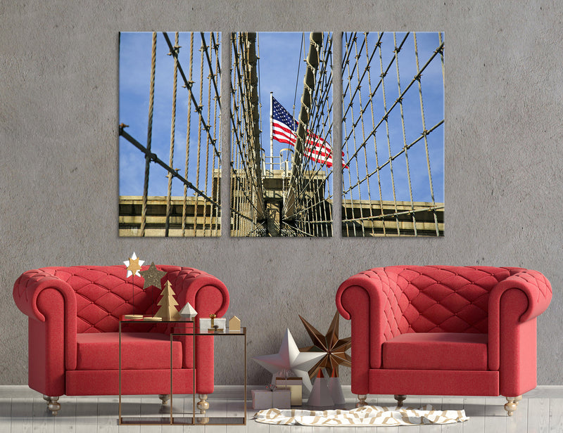 Brooklyn Bridge Canvas Print #9128