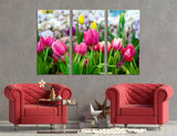 Tulip Field Canvas Print #7526