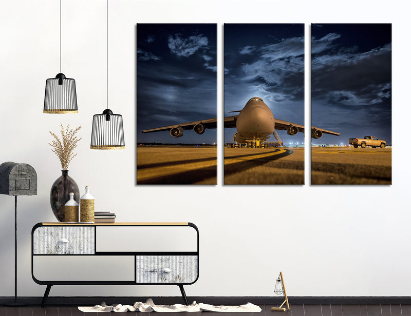 Plane Galaxy Canvas Print #3809