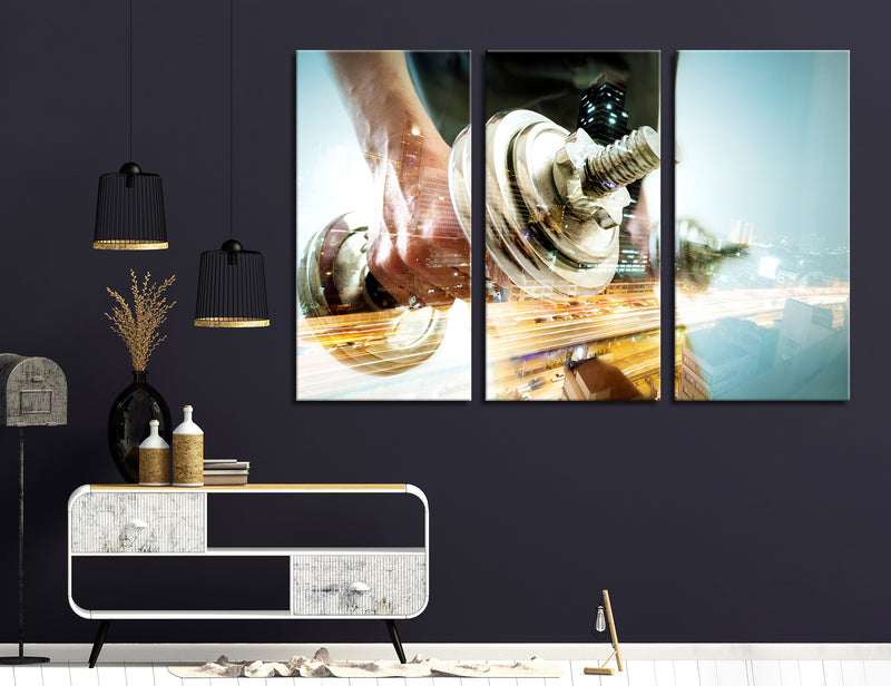 Powerlifting Canvas Print #4165