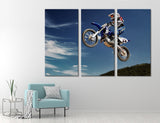 Motorcycle Racer Canvas Print #4190