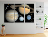 Planetary System Canvas Print #6002