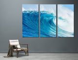 Blue Wave Canvas Print #7146