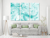 Turquoise Marble Canvas Print #1047
