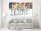 Exclusive Abstract Canvas Print #1078