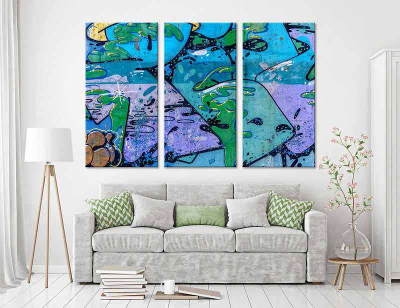 Purple Abstract Canvas Print #1025