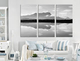 Lake BW Canvas Print #7066