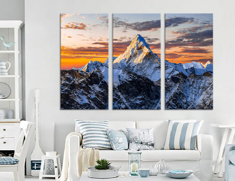 Everest Canvas Print #7107