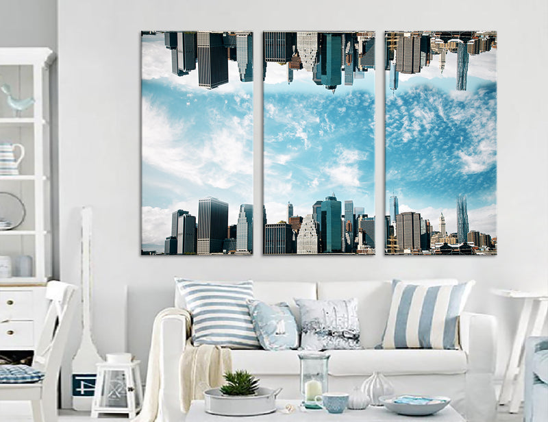 Abstract Cityscape Canvas Print #9114