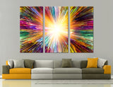 Explosion Abstract Canvas Print #1086