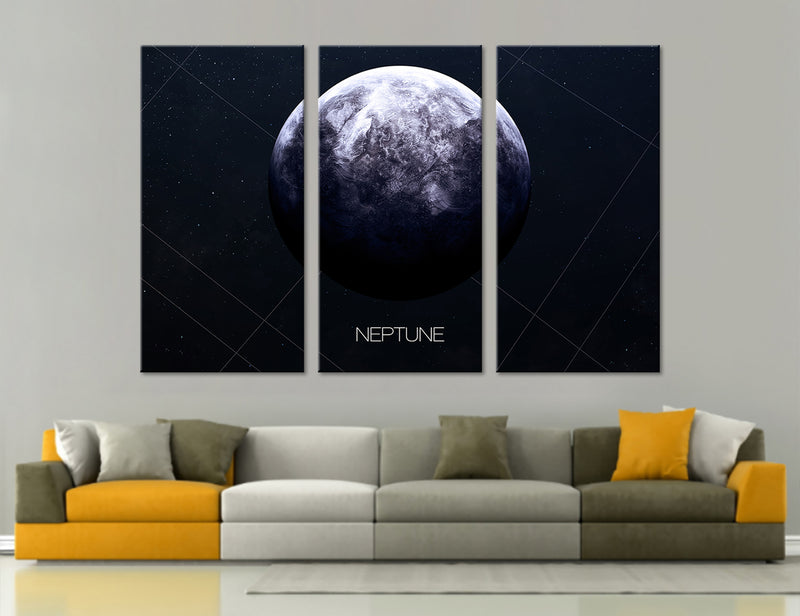 Neptune Art Canvas Print #6031