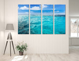 Caribbean Sea Canvas Print #7166