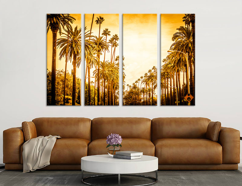 Palm Trees Canvas Print #9188