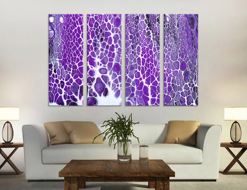 Violet Abstract Canvas Print #1034