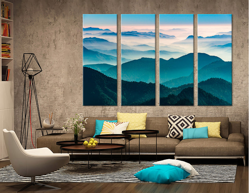 Mountain Tops Canvas Print #7019