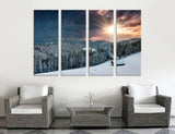 Winter Mountains Canvas Print #7091