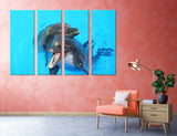 Dolphins Canvas Print #8180