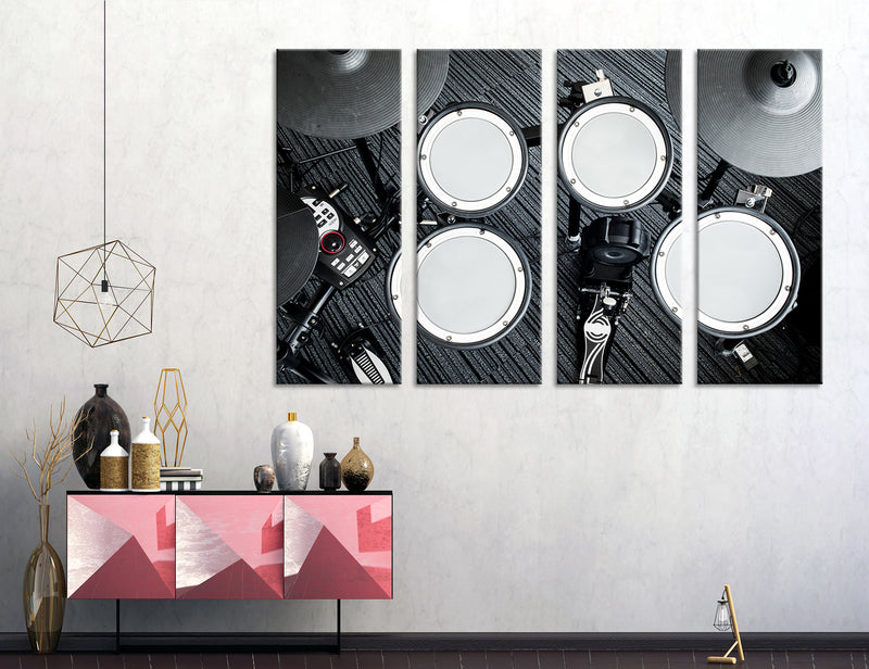 Drums Art Canvas Print #1303