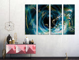 Turquoise Decor Canvas Print #1096