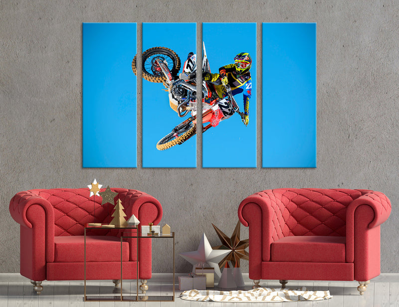 Motocross Canvas Print #4147