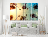 Tops of Palms Canvas Print #7106