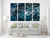 Black Waves Canvas Print #7047