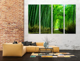 Bamboo Thickets Canvas Print #7071