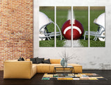 Football Poster Canvas Print #4155