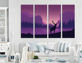 Deer Art Canvas Print #1126