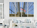Brooklyn Bridge Canvas Print #9128