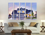 Vacation Home Canvas Print #9194