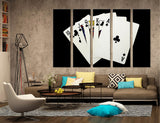 Playing Cards Canvas Print #4184