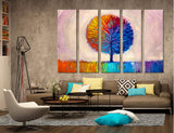 Colorful Abstract Set Canvas Print #1142