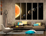 Solar System Canvas Print #6040