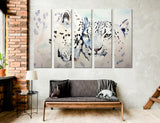 Leopard Abstract Canvas Print #1132