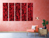 Red Roses Canvas Print #7508