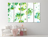Light Green Abstract Canvas Print #1026