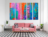 Paint Abstract Canvas Print #1069