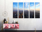 Manhattan at Sunset Canvas Print #9149