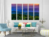 Mountain Forest Canvas Print #7060