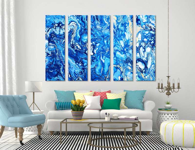 Marine Abstract Canvas Print #1277