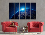 Earth View From Space Canvas Print #6042