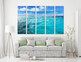 Caribbean Sea Canvas Print #7166